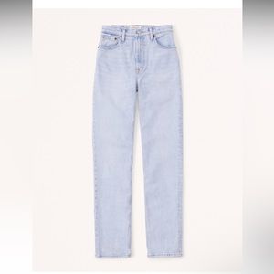 Abercrombie&Fitch Ultra High Rise 90 Straight Jeans Light Wash